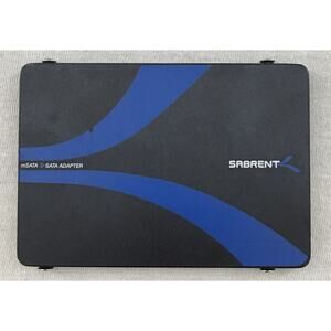 Sabrent EC-MSSA mSATA to 2.5" SATA III Aluminum Enclosure Adapter Used
